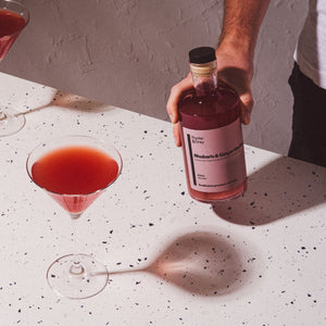 Rhubarb & Ginger Martini - H&G Cocktails